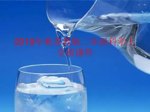 2019年秋苏教版二年级科学上第二单元课件