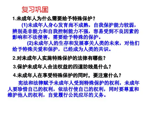 部编版《我们与法律同行》_公开课PPT1