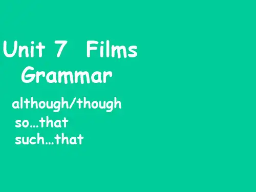 牛津译林英语 九年级上册Unit7Grammar (共33张PPT)