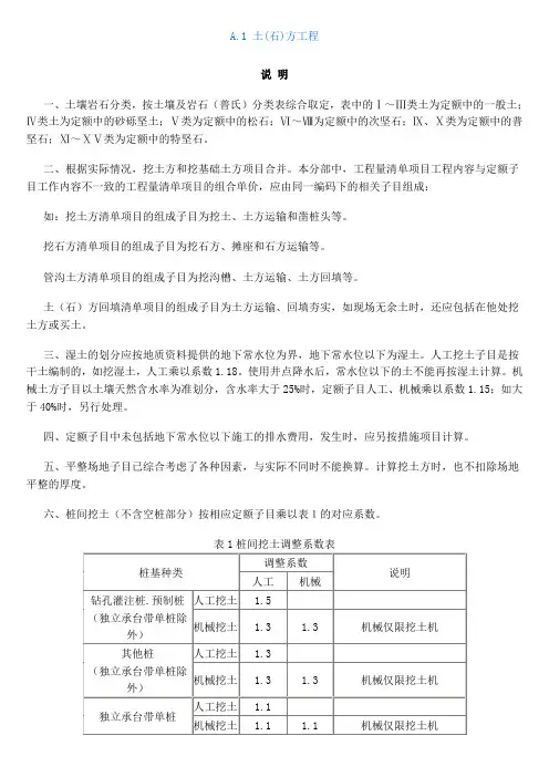 河南08定额解释