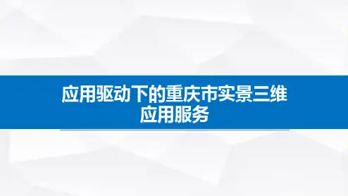 应用驱动下的重庆市实景三维应用服务