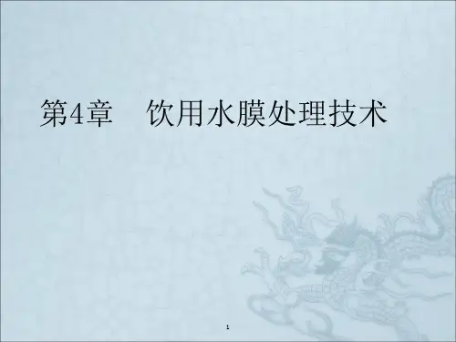 《饮用水膜处理技术》PPT课件