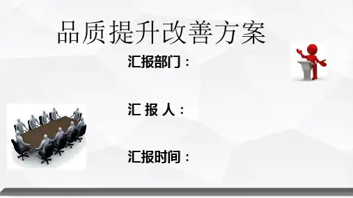 品质提升方案 ppt课件