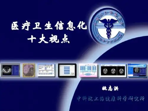 医疗卫生信息化十大视点培训课件(PPT 31张)