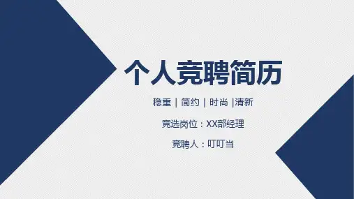 高端经典软件公司竞聘演讲岗位竞聘晋升竞聘PPT