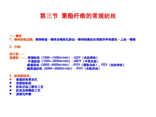 (3)常规纺丝
