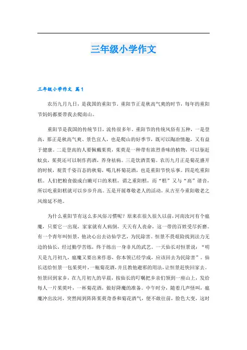三年级小学作文(2).doc