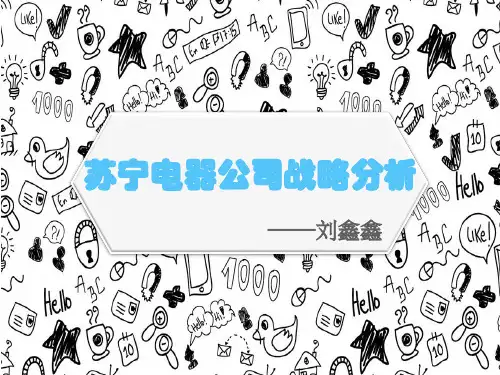 苏宁公司战略分析
