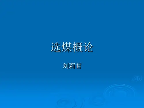 选煤概论