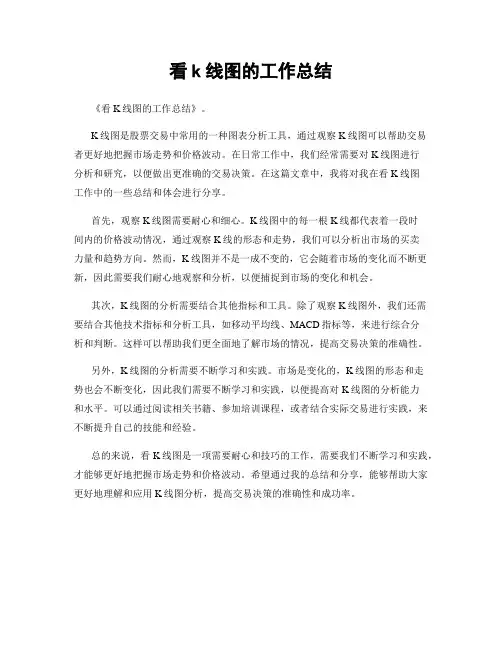 看k线图的工作总结