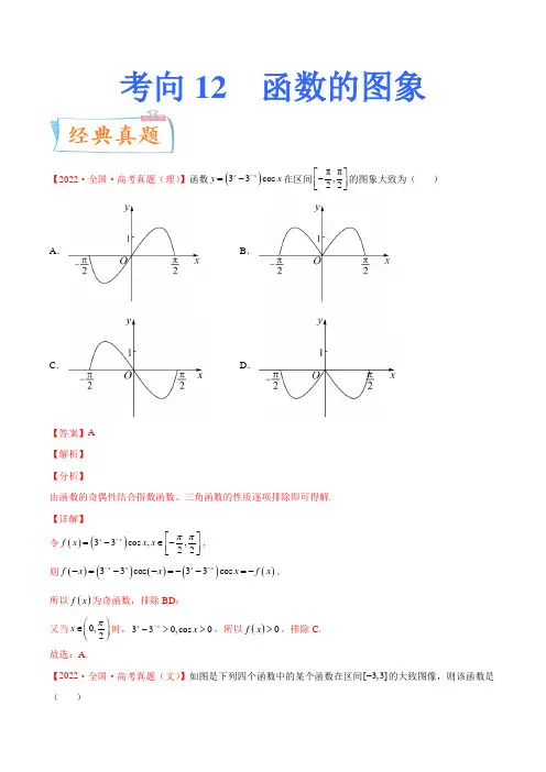 函数的图象(重点)-备战2023年高考数学一轮复习考点微专题(新高考地区专用)(原卷版)