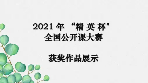 《桃花源记》课件 (公开课专用)八年级语文下册部编版