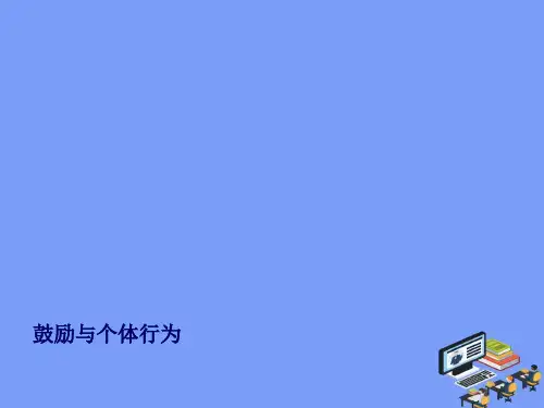 2021激励与个体行为完美版PPT