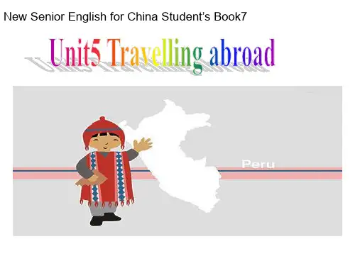 人教版高中英语选修七 Unit5reading (共24张PPT)