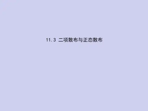 新高考数学总复习专题十一二项分布与正态分布课件