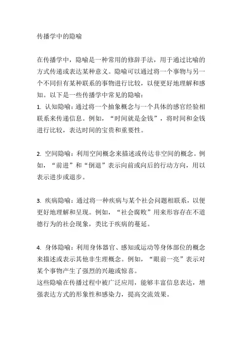 传播学中的隐喻