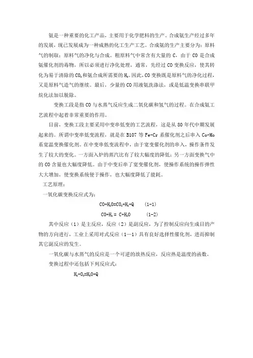 合成氨综述