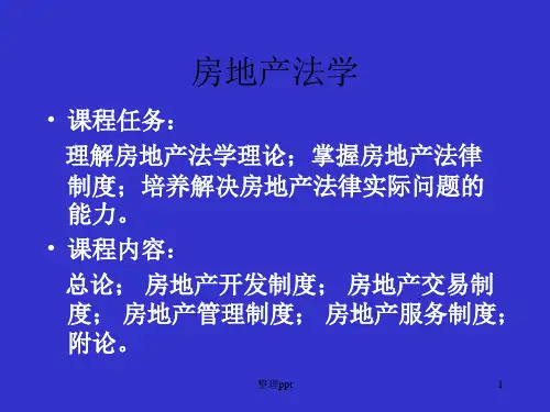 《房地产法》PPT课件