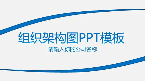 工业制造企业组织架构图ppt