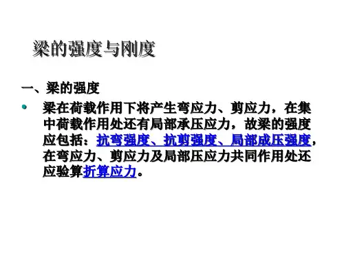 梁的强度与刚度