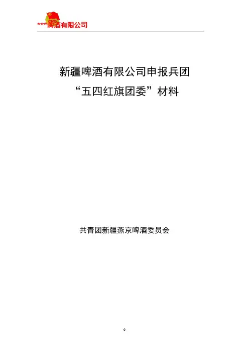 “五四团委”申报材料