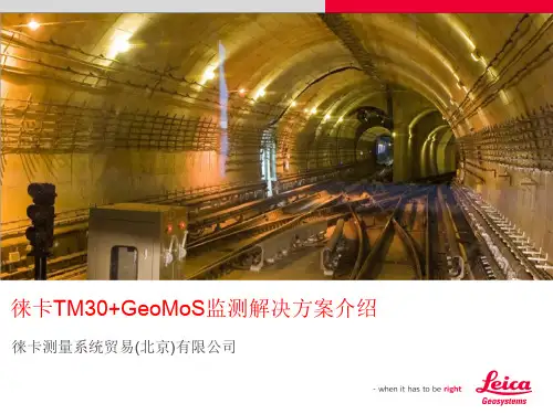徕卡TMGeoMoS监测解决方案介绍