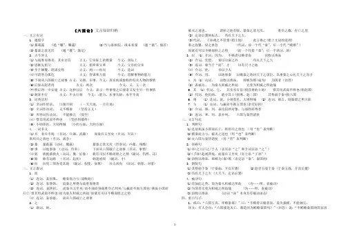 《六国论》《阿房宫赋》文言知识归纳