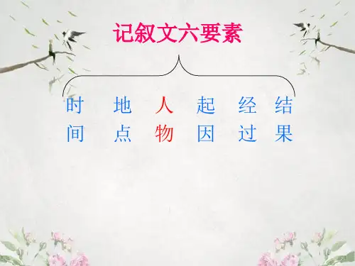 作文-初中作文指导：记叙文写作之人物的语言描写ppt优秀PPT