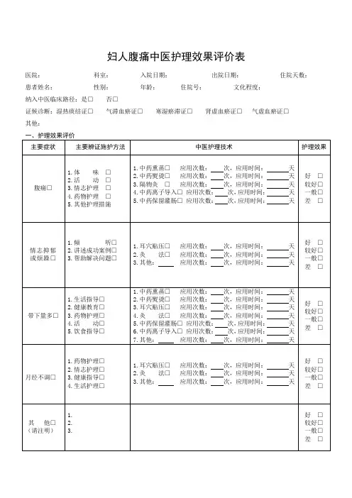 促脉证(阵发性心房颤动)中医护理方案