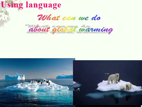 高中英语 人教版选修六Unit4 Using Language 课件