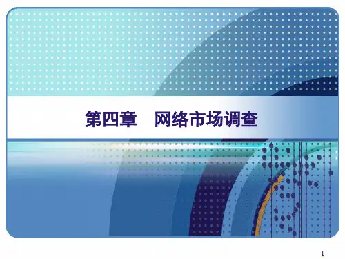 网络市场调查PPT课件