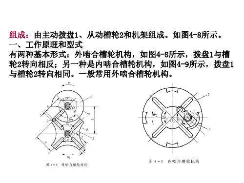 槽轮机构(马耳他机构)概述