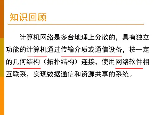 网络中的数据通信 (共33张PPT)