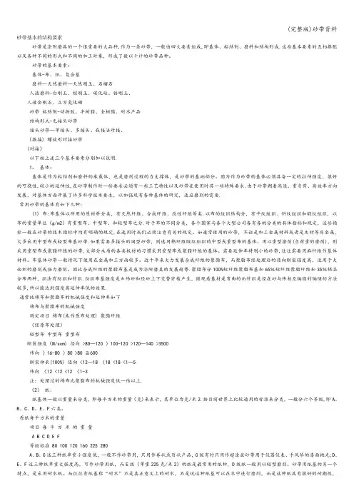(完整版)砂带资料