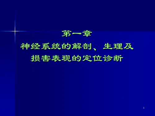 神经病学定位诊断讲课用ppt课件
