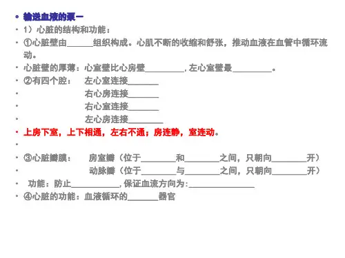 4.4.3 输送血液的泵—心脏(第二课时)-上海市金陵中学人教版七年级生物下册课件 (共31张PPT)