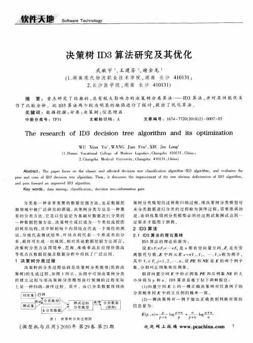 决策树ID3算法研究及其优化