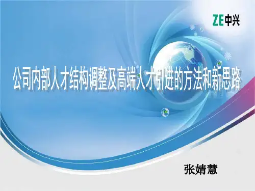 结构调整及高端人才引进的方法和新思路