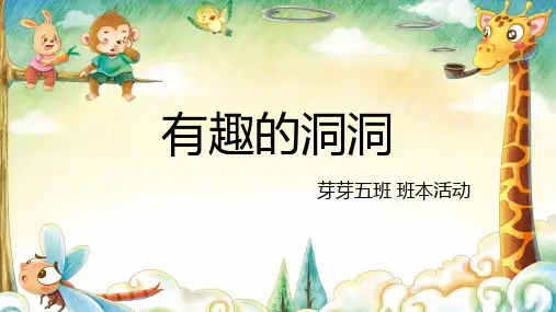 有趣的洞洞 幼儿园班本