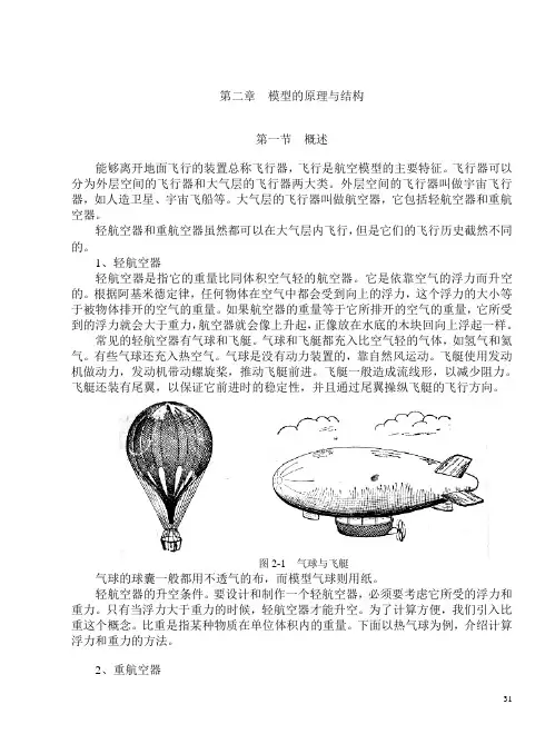 航模基础知识  原理与结构
