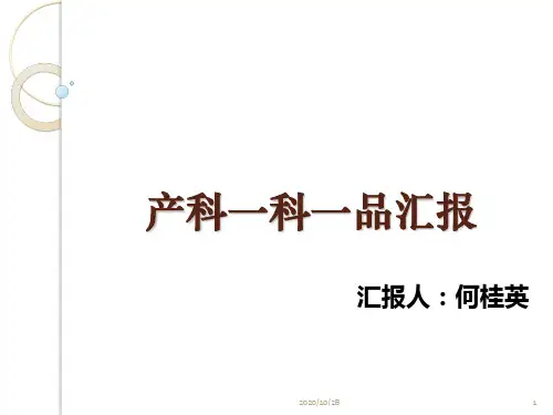 产科一科一品汇报 ppt课件
