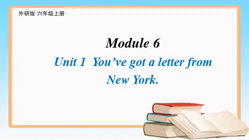 小学-英语-外研版(三起)-六上M6U1