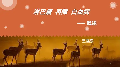 血液肿瘤概述PPT课件