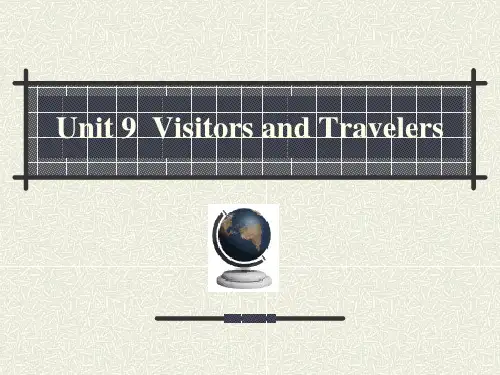 商务英语Unit 9 Visitors and Travelers