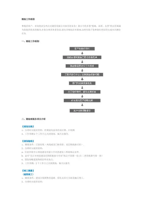 测绘工作流程