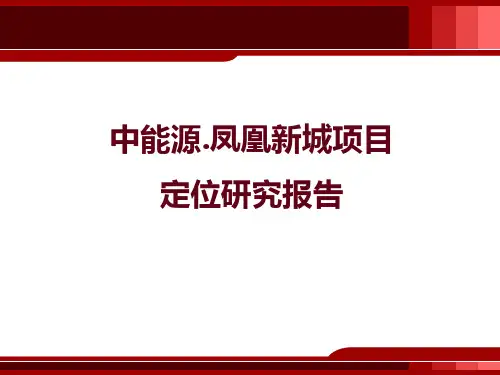 某新城项目定位研究报告(PPT 51页)
