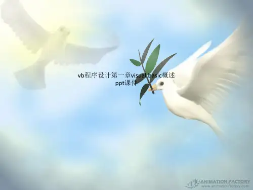 vb程序设计第一章visual basic概述 ppt课件