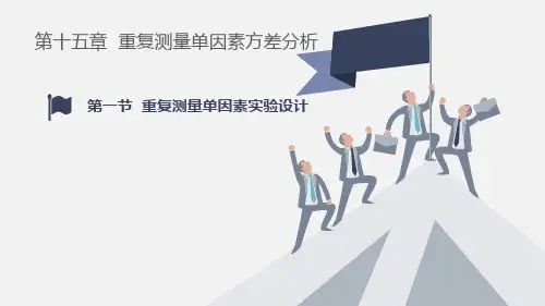 15.1.115.1重复测量单因素实验设计