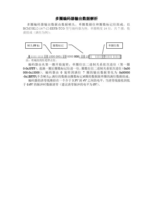 多圈编码器输出数据解析
