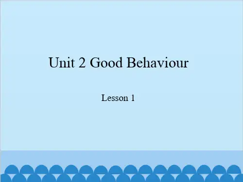 最新版本五年级英语下册课件 Unit 2 Lesson 1 Let’s stop and wait 鲁科版 ( 20张) 